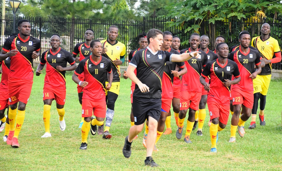 Uganda Cranes conduct recovery training session in Soroti prior to North East region match