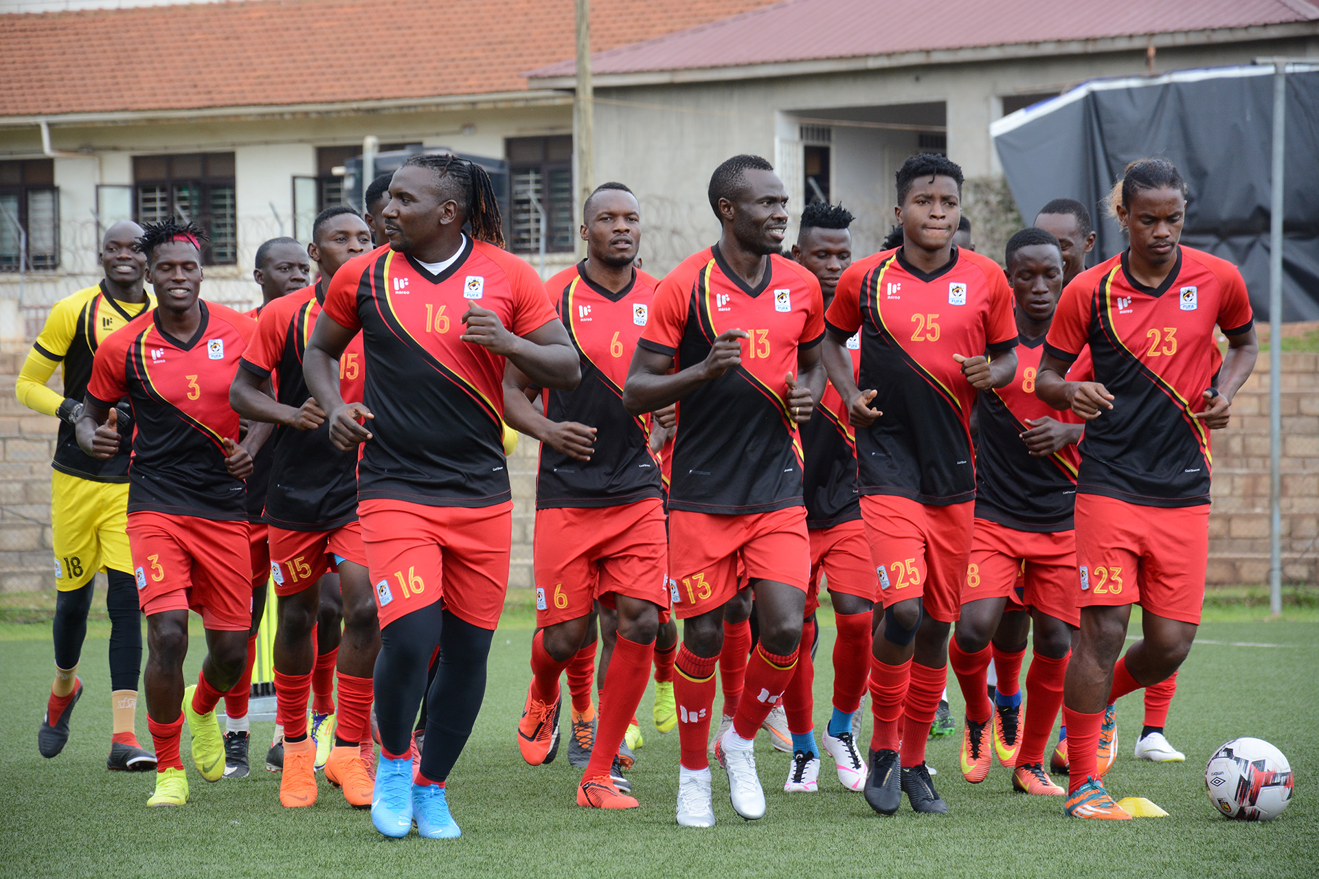 Uganda Cranes conduct first session prior to North East regional tour