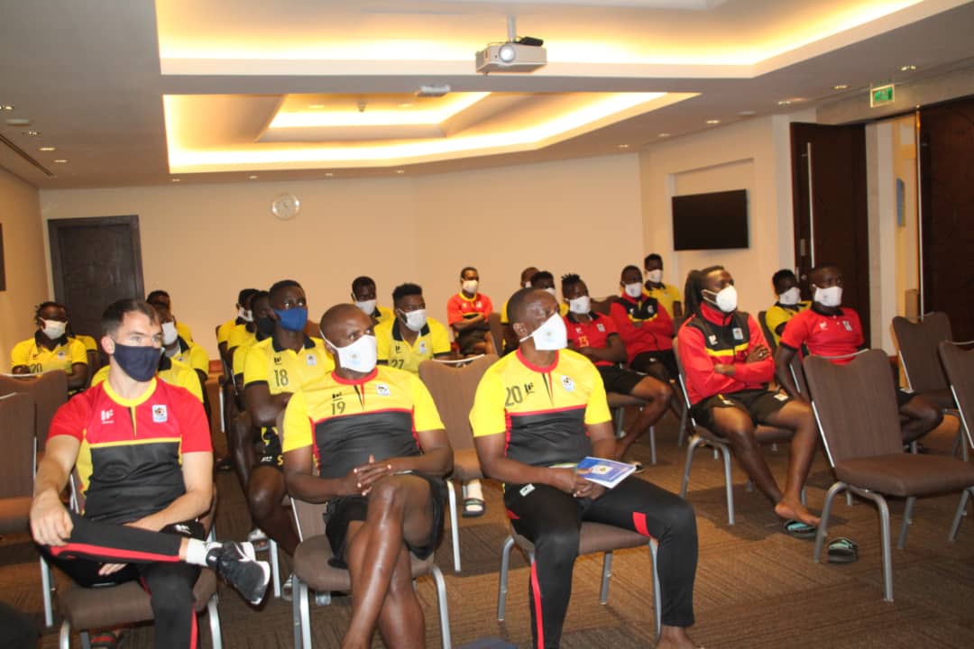 Uganda Cranes kick start Dubai training camp with class session