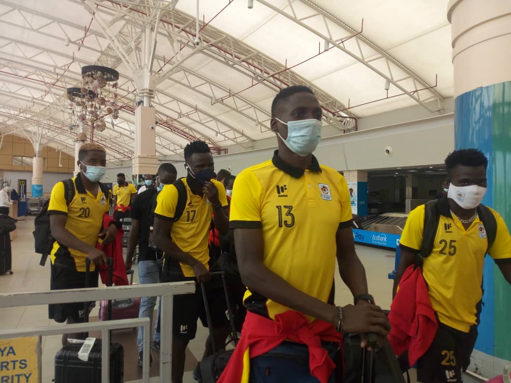 Uganda Cranes contingent safely arrive in Nairobi, set for South Sudan duel