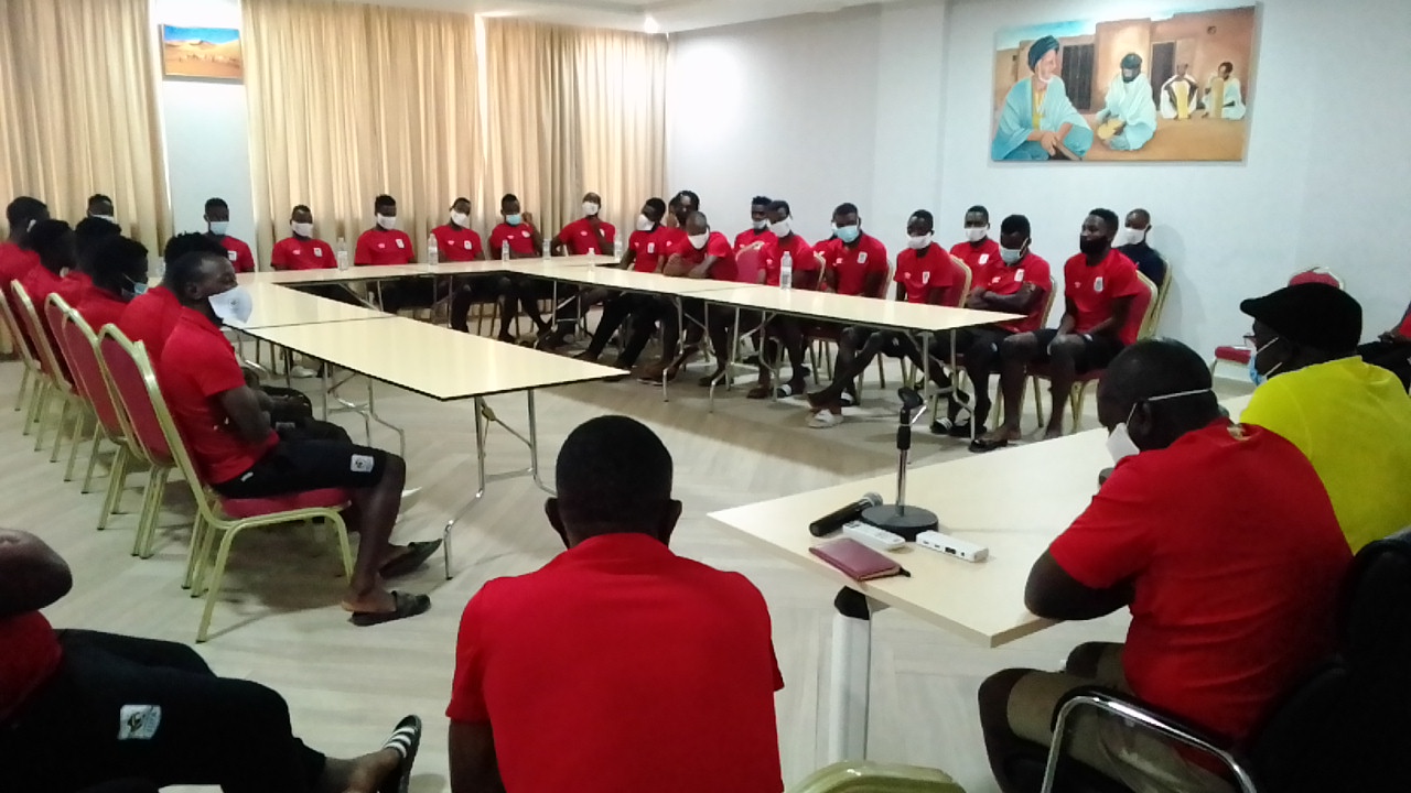 AFCON U20: Leader of Delegation Rogers Mulindwa urges Hippos players to remain focused