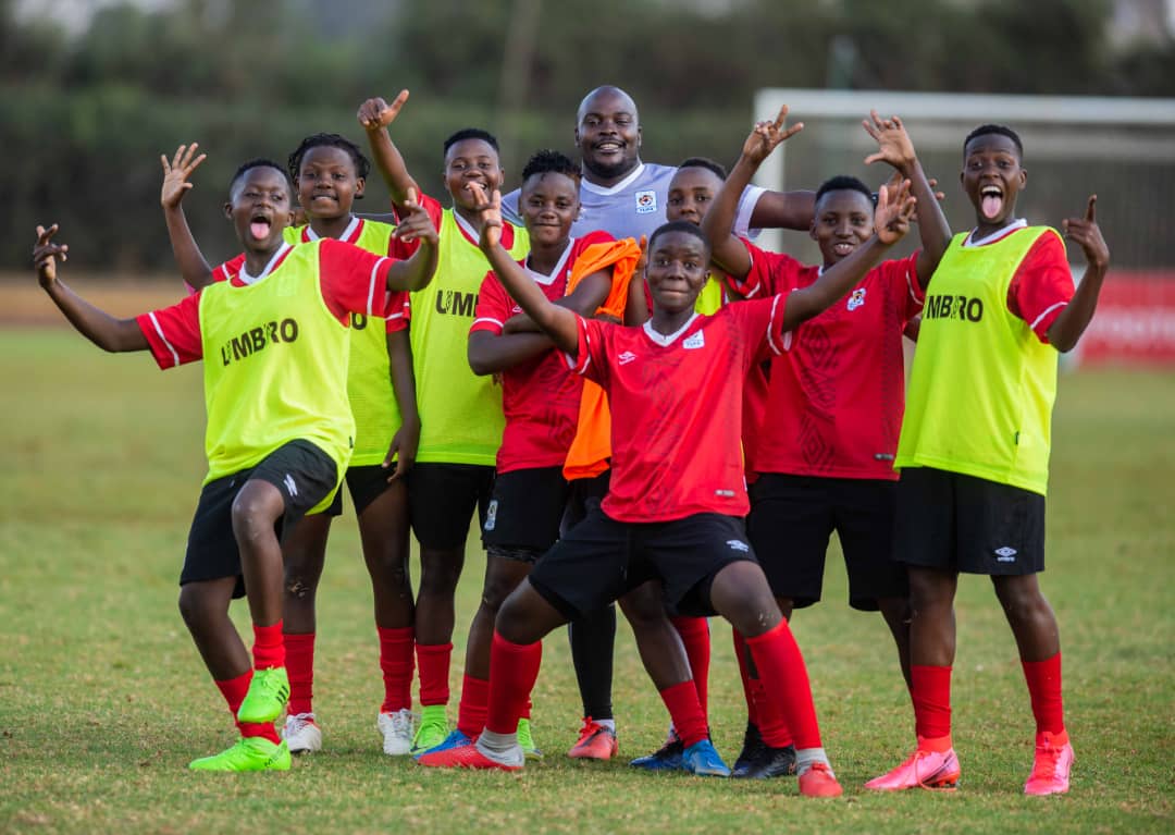 Uganda U20 Women’s National Team arrive safely in Kenya, conduct first training session