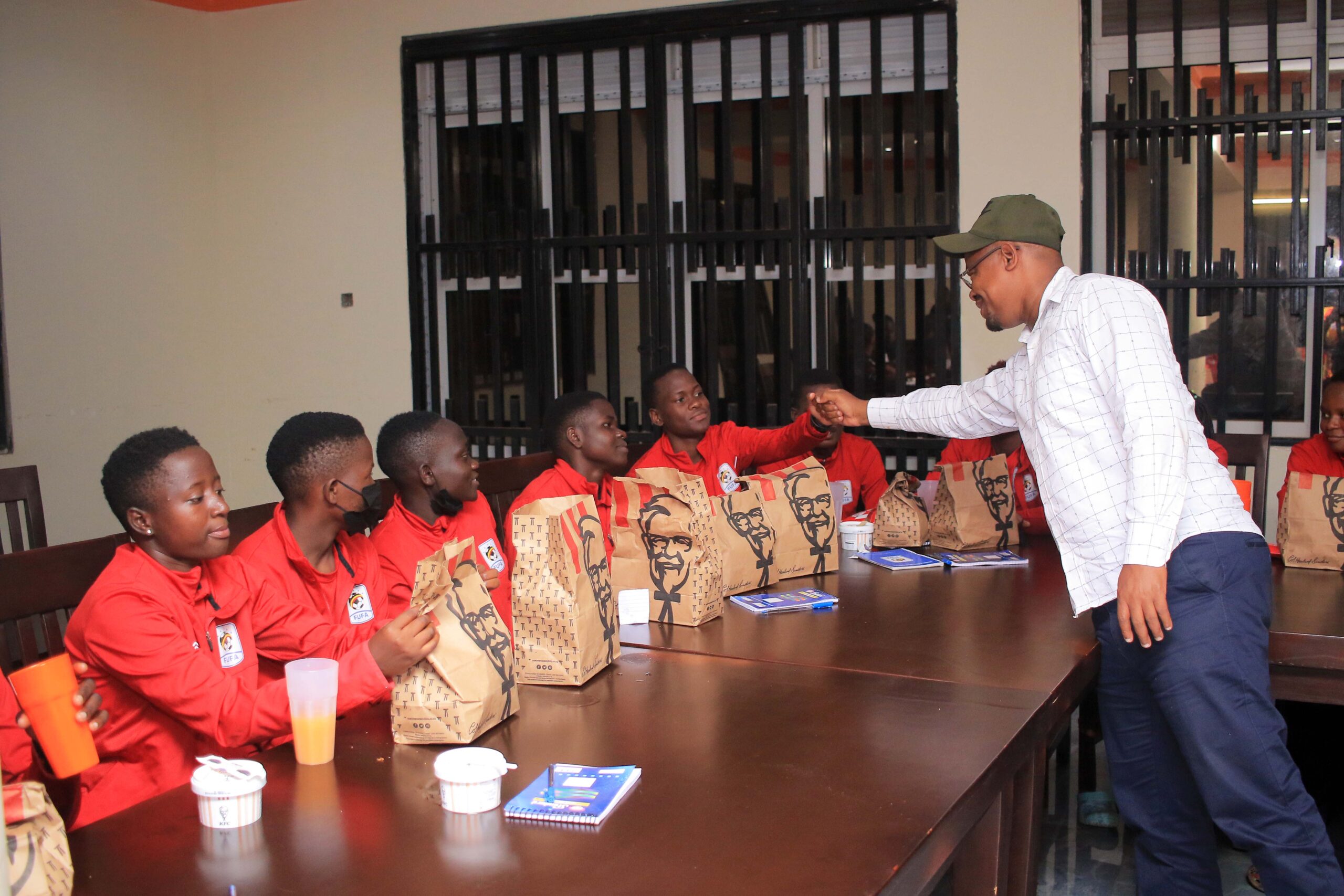 FUFA President pays courtesy visit to Uganda U20 Women’s National Team camp