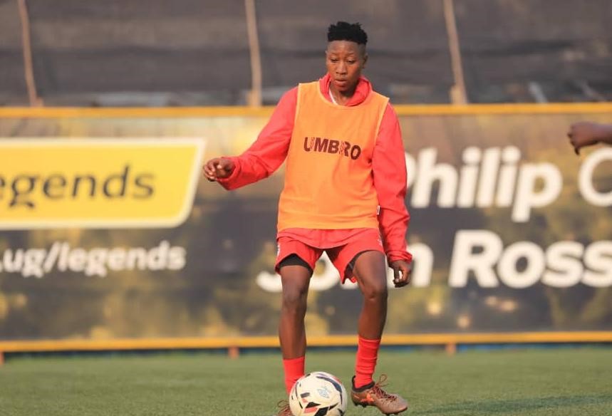 Question and Answer session with left back Sumaya Komuntale