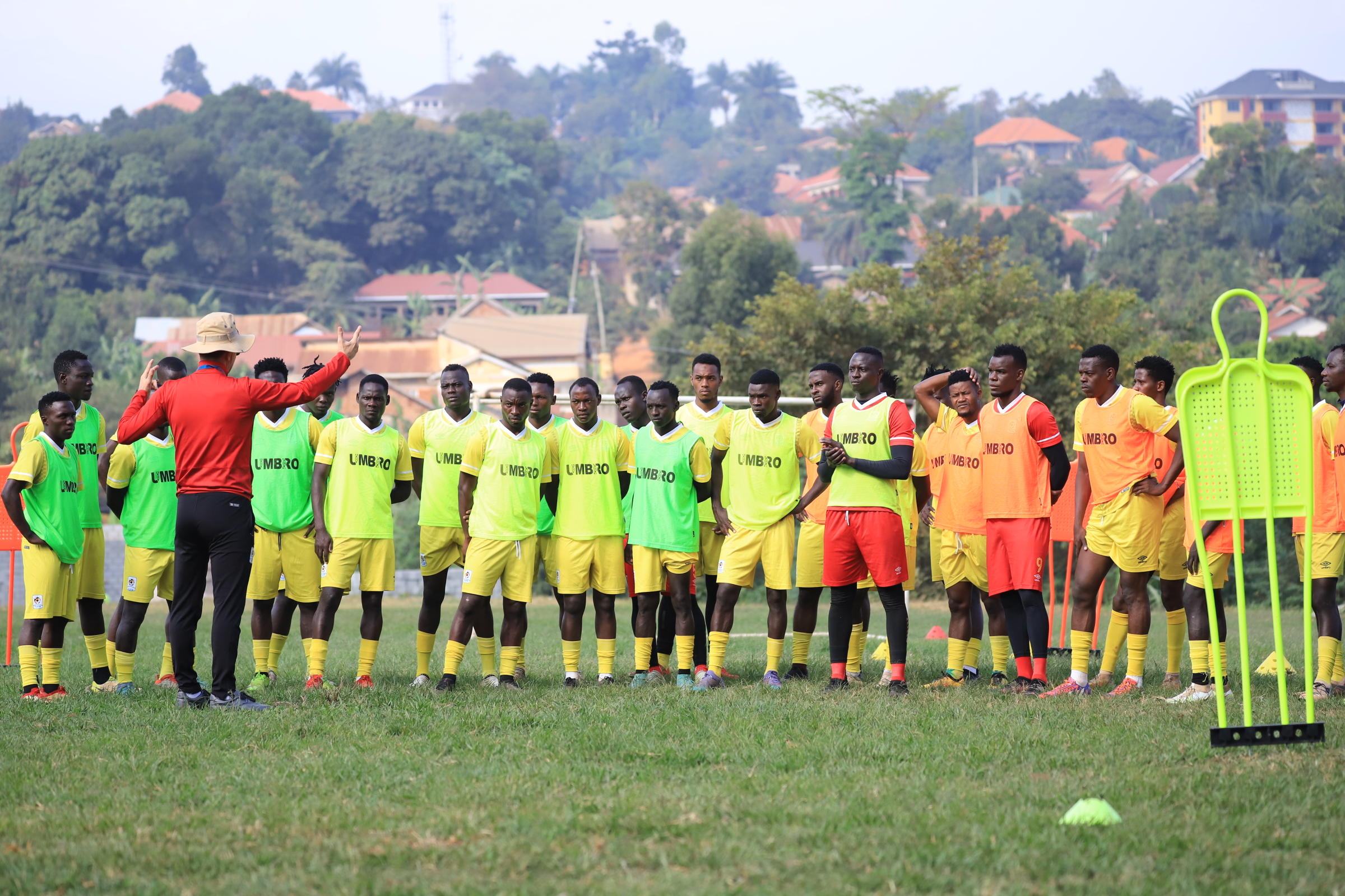 PICTORIAL: Uganda Cranes training on Wednesday through the lens