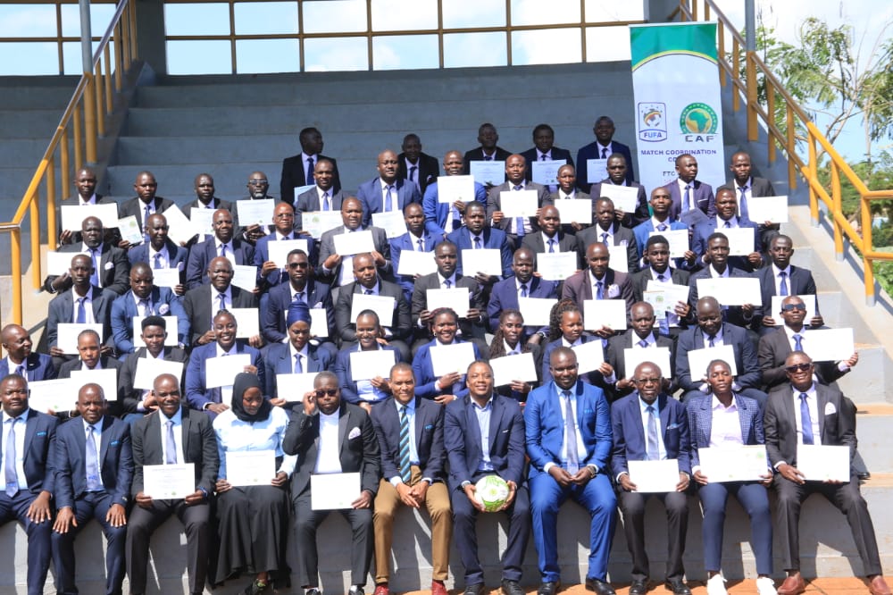 FUFA Match General Coordinators Course climaxes, participants awarded certificates