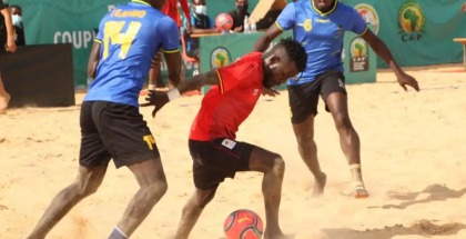 The Uganda National Beach Soccer team, the Sand Cranes drawn against neighbours Tanzania in the Africa Beach Soccer Cup of Nations Qualifiers