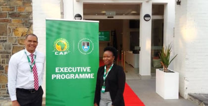 FUFA CEO, Finance Director in Cape Town for CAF Football Management Executive Programme