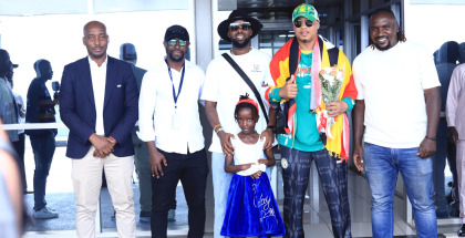 Senegalese football icon El Hadji Diouf arrives in Uganda