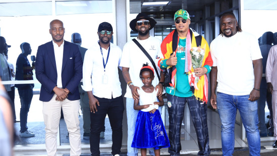 Senegalese football icon El Hadji Diouf arrives in Uganda