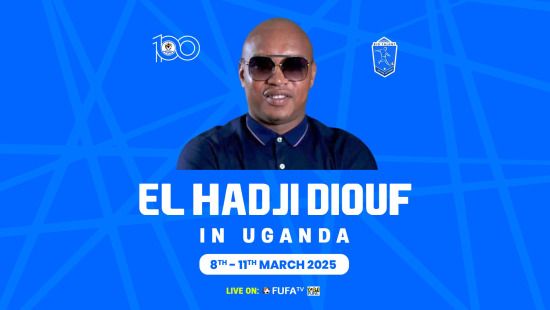 El Hadji Diouf visit to Uganda