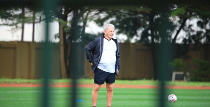 Pictorial: Uganda Cranes Training at Mandela National Stadium, Namboole