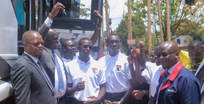 Ugandan schools receive buses for outstanding performance in the Motsepe Foundation funded tournament