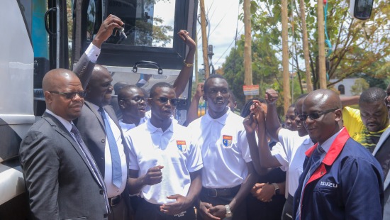 Ugandan schools receive buses for outstanding performance in the Motsepe Foundation funded tournament