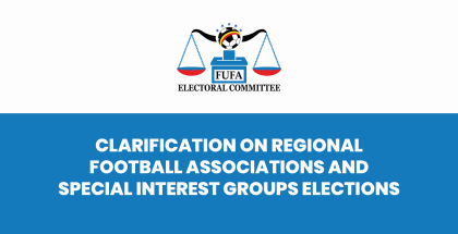 Clarification on elections of delegates from Regional FAs and Special Interest Groups to FUFA General Assembly