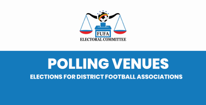 FUFA Polls 2025: Election venues for the District Football Associations 2025-2029