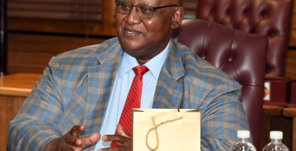 Ashford Mamelodi: A true friend to Ugandan football honoured by FUFA President  