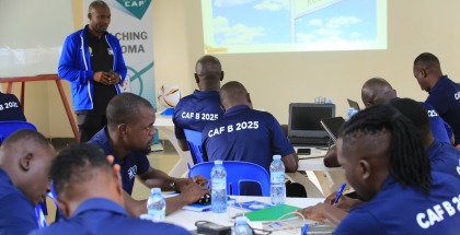 CAF B Coaching Course Kicks Off at FUFA Technical Centre Njeru
