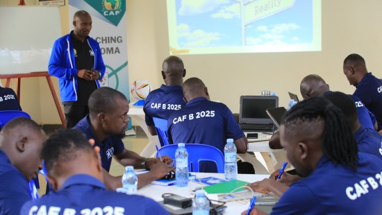 CAF B Coaching Course Kicks Off at FUFA Technical Centre Njeru