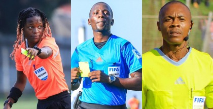 Triple Whistle Pride: Nabadda, Kasalirwe & Katenya Fly Uganda’s Flag at 2024 CHAN Tournament