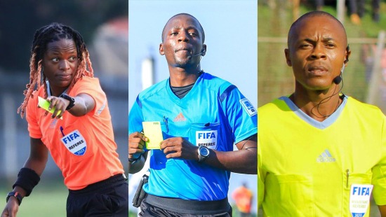 Triple Whistle Pride: Nabadda, Kasalirwe & Katenya Fly Uganda’s Flag at 2024 CHAN Tournament