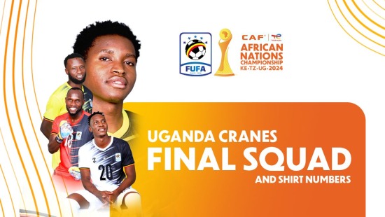 TotalEnergies CHAN 2024: Uganda Cranes Final Squad Named