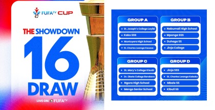 FUFA Tv Cup Showdown 16 Draw Held: St. Joseph’s College Layibi are Hosts