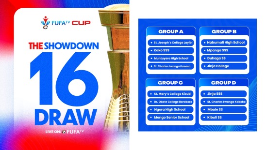FUFA Tv Cup Showdown 16 Draw Held: St. Joseph’s College Layibi are Hosts