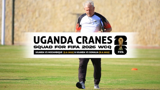 Uganda Cranes Squad for 2026 FWCQ Announced, Onyango Returns