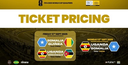 Uganda Cranes 2026 FIFA World Cup Qualifiers Tickets to go on Sale Ahead of Namboole Double Header