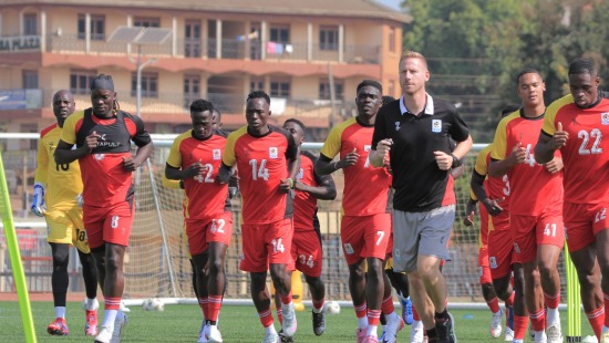 Uganda Cranes Intensify Preparations on Day Two of Training