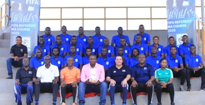 FIFA Young MA referees course kicks off at FUFA Technical Centre, Njeru
