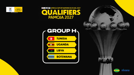 Uganda Drawn in Group H of TotalEnergies CAF AFCON PAMOJA 2027 Qualifiers