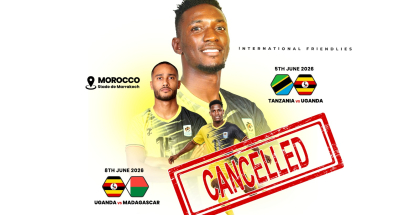 Uganda Cranes friendly matches in Morocco cancelled