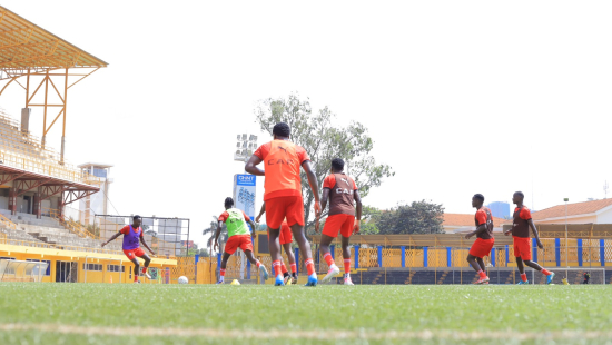 Uganda Cranes train at MTN Omondi Stadium ahead of Zanzibar centenary match