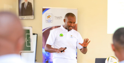 CAF B Coaching Diploma Course gets underway at FUFA Technical Centre, Njeru