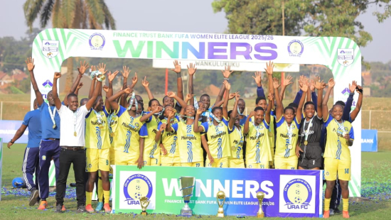 URA Ladies FC crowned 2025/26 Finance Trust Bank FUFA Women Elite League Winners