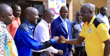Relations: FUFA Exco Member Rogers Mulindwa donates 50 Zakayo balls to Bugwe Kingdom
