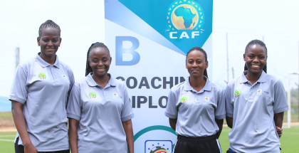 FUFA Secures FIFA scholarships for four women coaches on CAF B Course