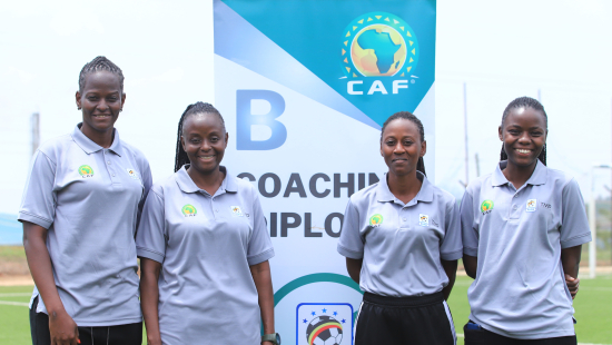 FUFA Secures FIFA scholarships for four women coaches on CAF B Course