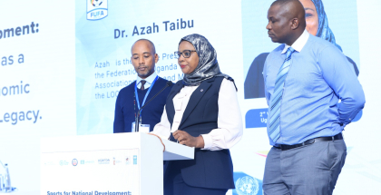 FUFA 2nd Vice President Dr. Azah Taibu: Uganda must maximise AFCON 2027 as a catalyst for national development