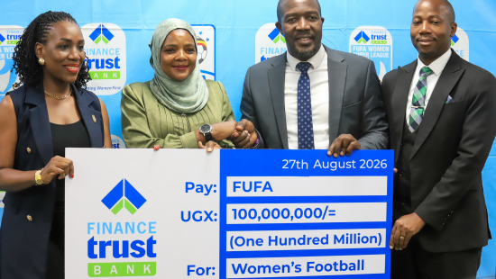 Finance Trust Bank commits UGX 100 million to FUFA Women Football Symposium to be held on September 9, 2026