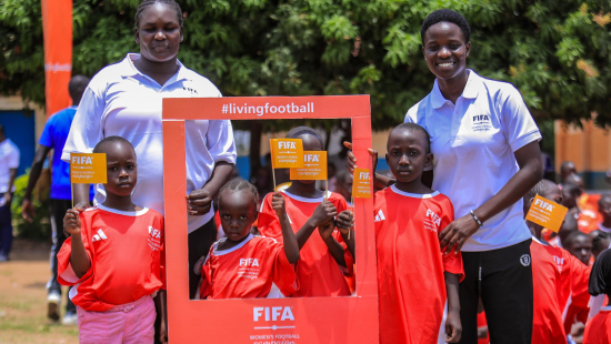 Arach, Adeke inspire young girls at FIFA Women’s Football Campaign festival in Lira