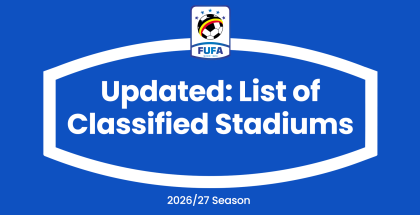 Updated: List of Classified Stadiums for the 2026/27 Season
