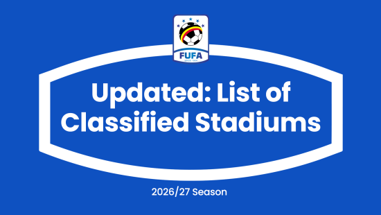 Updated: List of Classified Stadiums for the 2026/27 Season