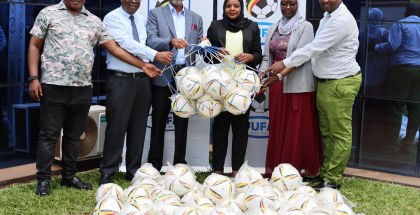 FUFA strengthens Busoga Kingdom football with 60 Zakayo balls