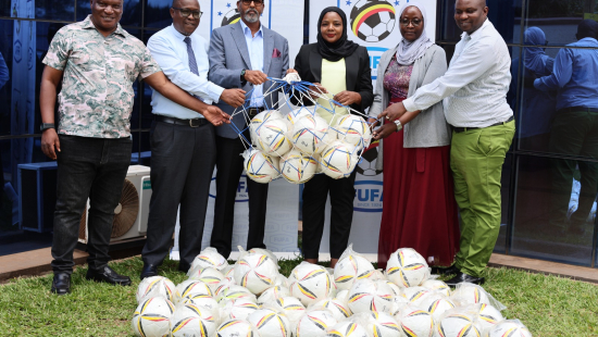 FUFA strengthens Busoga Kingdom football with 60 Zakayo balls